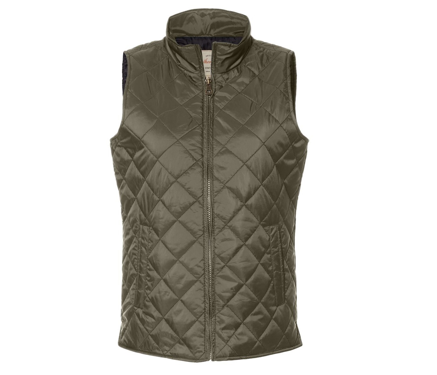 Women's Diamond Quilted Travel Vest - Image 4